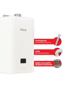 Calefon Rinnai Tiro Forzado 8 Litros + Kit Evacuación